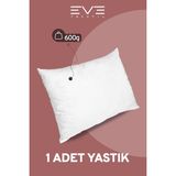 1 Adet Silikon Elyaf Nonwoven Yıkanabilir Antialerjik Vakumlu Yastık Seti 50X70CM 600 gr - 50 × 70 cm - Renkli