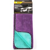 (1 Adet) Spark 2318 Prestige Mega Boy Mikrofiber Oto Kurulama ve Temizlik Tank Bezi 50X75 Cm. - Mor - Yeşil