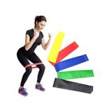 1 Adet Spor Egzersiz Latex Bandı Aerobik Pilates Yoga Lastiği