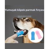1 Adet - Süper Yumuşak Köpek ve Kedi Parmak Diş Fırçası | Yavru Köpekler ve Küçük Evcil Hayvanlar İçin Nazik Diş Temizleme Aracı | Stoktaki Uygun Renge Göre Gönderilecektir