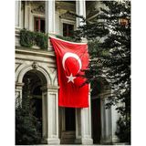 1 ADET Türk Bayrağı 400x600cm Raşel–120 G/m²|Dijital Baskı,Dış Mekan,Rüzgara Dayanıklı