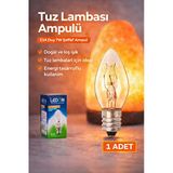 1 Adet Tuz Lambası Ampulü E14 Duy 7W Şeffaf Ampul