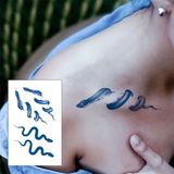 1 Aylık Yarı Kalıcı Gerçekci Dövme Geçici Tattoo Yapıştırma Sticker