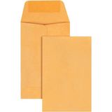 #1 Bozuk Para ve Küçük Parça Zarfı, 28 Lb. Kahverengi, 5.7x8.9 Cm, 500'LÜ Kutu (50162) - Standart