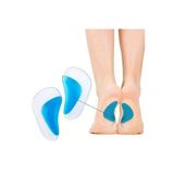 1 Çift Ark Destekli Silikon Jel Tabanlık 8.5x4 cm Düz Taban Boşluk Doldurucu Ayak Tabanlığı