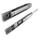 (1 Çift) Frenli Teleskopik Çekmece Rayı Bilyalı Dolap Çekmecesi Ray Metal En 4.3 Cm Uzunluk 35 Cm