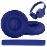 1 çift yedek kulak yastığı ve 1 kafa bandı JBL Tune600 T500BT T450 T450BT JR300BT kulaklık için (Tune600btnc ile uyumlu değildir) hafızalı köpüklü, ergonomik tasarım, kolay kurulum