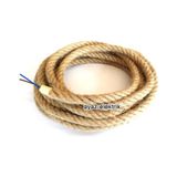 1 Cm Jut Hasır Kablolu Halat - 5 Metre