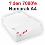 1 Den 7000 E Numaralı A4 Fotokopi Kağıdı