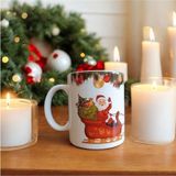 1 Fark Yılbaşı Temalı Seramik Kupa - noel baba