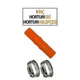 1 İnç Hortum Bağlantı Eki 2 Adet Kelepçe