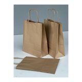 1.Kalite 18x8x24 Cm 3’ Lü kahverengi Renkli Kraft Kağıt Çanta, Hediye Poşeti, Paketi, Çanta