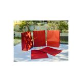 1.Kalite 18x8x24 Cm 5’ Li Bordo Renkli Kraft Kağıt Çanta, Hediye Poşeti, Hediye Paketi, Kraft Çanta