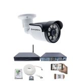 1 Kameralı Güvenlik Seti - 5Mp Sony Seculens, 1080P Ahd, 8 Warm Led, Gece Renkli Görüş, Full Hd, 5Mp Dvr + Wifi Adaptörü, V1