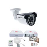 1 Kameralı Set - 5Mp Sony Seculensli 1080P Ahd, 8 Warm Led, Colorvu Gece Renkli Görüş, Full Hd