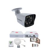 1 Kameralı Set - 5Mp Sony Seculensli 1080P Full Hd Ahd,8 Ultra Warm, Gece Renkli, Led Güvenlik Kamerası, Plastik Kasa