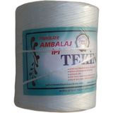 1 kg Beyaz Renk, Naylon Plastik Fibrilize Ambalaj Ipi. 1000GR.