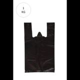 1 kg Büyük Boy Siyah Poşet, Tekel, Market Poşeti – 29X57CM, Ort 50-60 Adet, Dayanıklı ve Ekonomik
