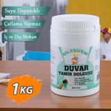 (1 Kg) Duvar Tamir Dolgusu Macunu Zemin Alçı Sıva Çatlak Onarıcı Giderici Derin Boşluk Doldurucu