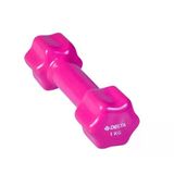 1 Kg X 1 Adet Deluxe Neopren Kaplı Fuşya Demir Dambıl