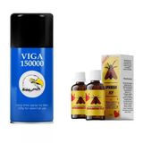 1 Kutu Super Viga 150000 Etkili Erkeklere Ozel Mavi Sprey+2 Kutu Spanish Fly Bayanlara Vücut Geliştirme Takviye Damla