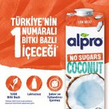 1 L Laktozsuz Vegan Hindistan Cevizi Sütü