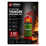 1 Litre Bioversal Elektrikli Araçlar Ve Lityum-İyon Batarya (Pil, Akü) Yangın Söndürme