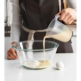 1 Litre Şeffaf Ölçü Kabı Beher Ikea Plastik Ölçek Hacim: 1 Litre Ölçme Kabı Yükseklik 14 cm