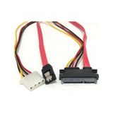 1 Metre 22 Pin Sata Data Power 7 Pin Sata Molex Power