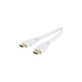 1 Metre Hdmi Kablo 1.Kalite 3D 4K Full Hd Hdmi Tv Uydu Alıcısı Kablosu (Beyaz)