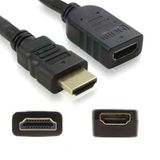 1 Metre Hdmi Uzatma Kablosu Dişi Erkek Hdmi Uzatma Ara Hdmi Kablo