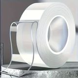 1 Metre Ultra Güçlü Çift Taraflı Nano Bant Halı Tablo Resim Yapıştırma Bandı 2 Cm En