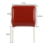 1 MF 250V Kutupsuz Polyester Kondansatör