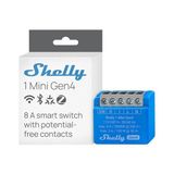 1 Mini Gen4 Wi-Fi Akıllı Röle Şalteri, 1 Kanal, 8 A, Potansiyelsiz Kontak, Matter, Zigbee, Alexa ve Google, Hub Gerekli Değildir - Çok Renkli