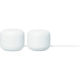 1 Noktalı Nest Wifi Yönlendirici - Kablosuz Internet Için Mesh Wi-Fi Genişletici Akıllı Hoparlör Çalışmaları ve Google Ev Sistemleri Snow