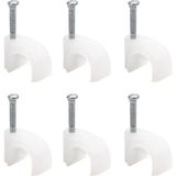 1 Numara Çelik Çivili 4 mm Kroşe (100LÜ Poşet)(Kordon Kabloları Için)