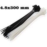 1 Paket 4.8x300 Cırt Kelepçe Kablo Bağı