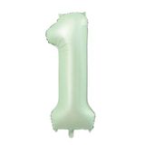 1 Rakam Adaçayı Folyo Balon 34 İnç 76-82 Cm