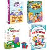 1. Sınıf Çok Güzel Okuyorum-Bilge Salyangoz-Akıl Küpü- Levent Ilk Okuma Kitaplarım Hikaye Seti