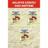 1. Sınıf Dik Temel Harflerle Kılavuz Çizgili Yazı Defteri Küçük Boy - 3 Adet - 1 Adet - Karışık-Çok Renkli