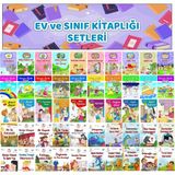1.sınıf Ev ve Sınıf Kitaplığı Için Büyük Boy Eğlenceli 50 Li Hikaye Seti (16 Yaprak) - Hayır