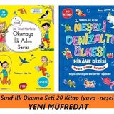 1. Sınıf İlk Okuma Seti 20 Kitap YENİ SİSTEM (yuva -neşeli)