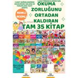 1.sınıf Öğrencileri Için Okumayı Sevdiren ve Geliştiren Tam 35 Kitap Evony Tonguç Tude Kırmızı