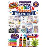 1. Sınıf Öğretmen Tavsiyeli Okumayı Sevdiren 16 Sayfa 10 Kitaplık Hikaye Seti-9 (Slime Set Hediyeli)