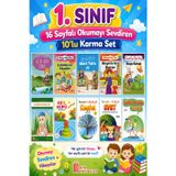 1. Sınıf Okumayı Sevdiren 16 Sayfalık 10 Lu Karma Hikaye Seti