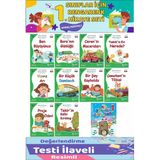 1.sınıf Renkli Hecelerle Eğlenceli Öyküler Seti (Yarıyıl Tatil Kitabı Hediyeli)