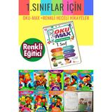 1.sınıf Renkli Heceli Resimlerle Süslenmiş Kolay Okuma Seti + Oku-Max