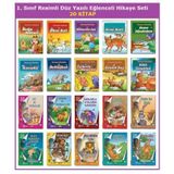 1. Sinif Resimli Eglenceli Duz Yazili Hikaye Seti 20 Kitap (Kirmizi Kurdele- Konusan Hayvan)