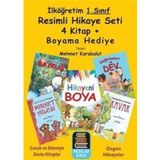 1.Sınıf Resimli Hikaye Seti (4 Kitap + Boyama Kitabı Hediye)