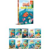 1. Sınıf Şagi Okumayı Geliştiren Büyük Boy Renkli Resimli Eğlenceli Hikaye Seti ( 10 Kitap )